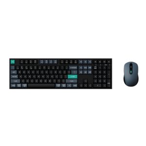 Keychron B36 100% Layout Wireless Keyboard and Mouse Combo – Black/Green