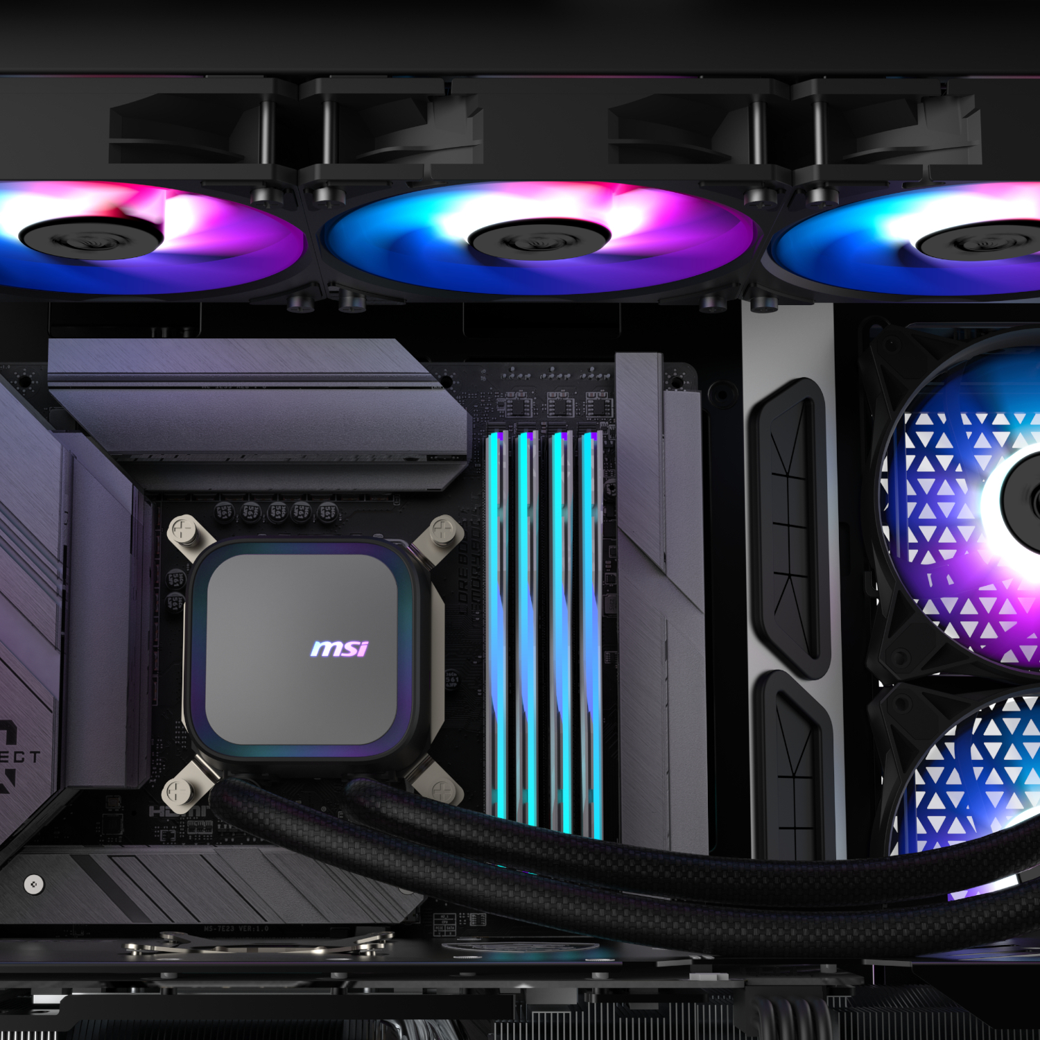 MPGCORELIQUIDA13360_MSI-MAG-Coreliquid-A13-360-AIO-Liquid-CPU-Cooler-Black_wr_04a