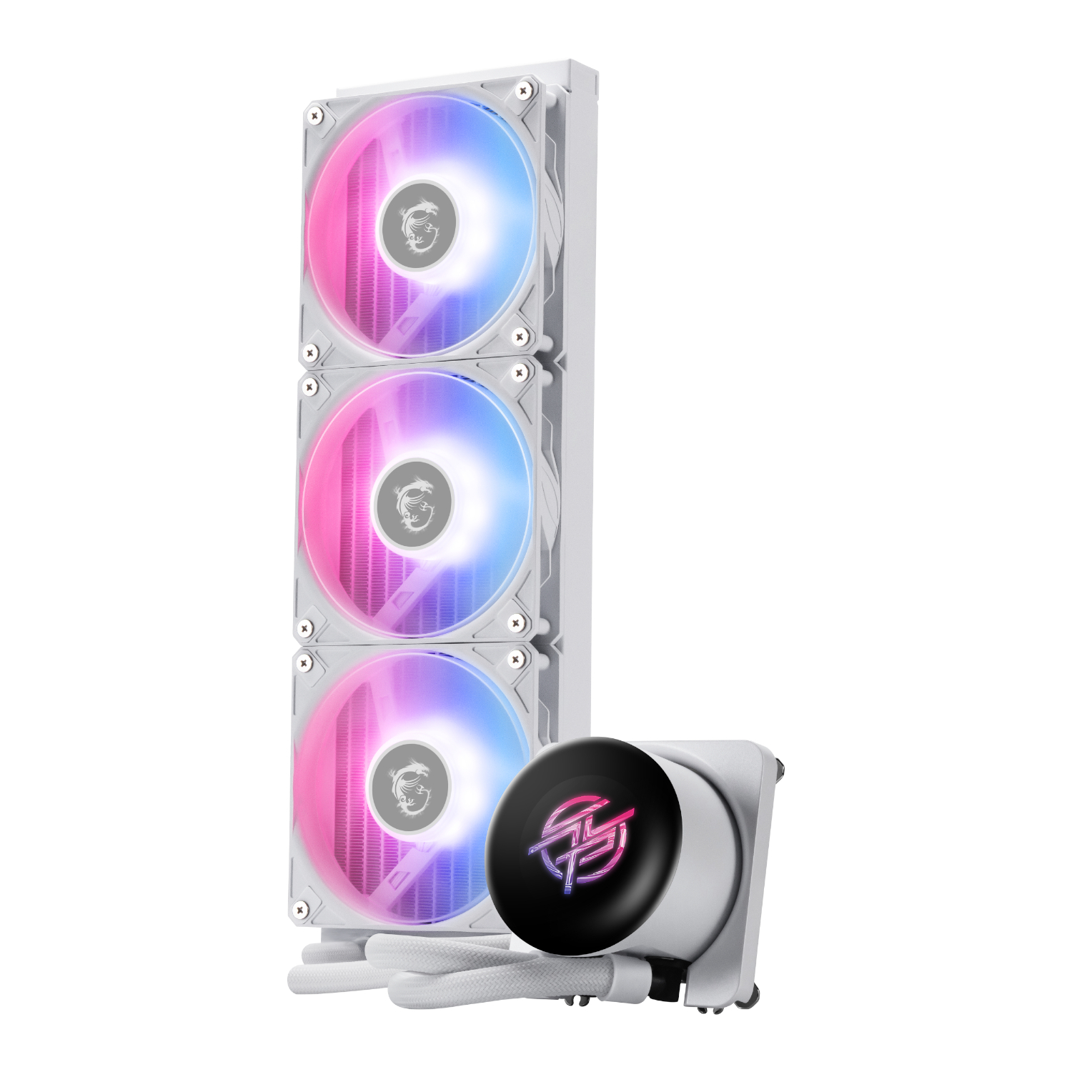 MPGCORELIQUIDP13360WH_MSI-MPG-Coreliquid-P13-360-AIO-Liquid-CPU-Cooler-White_wr_03a
