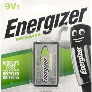 RECHARGE  9V BATTERY-1PACK (MOQ6) ENERGIZER