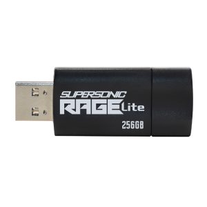 Patriot Rage Lite 256GB USB3.2 Flash Drive - Black