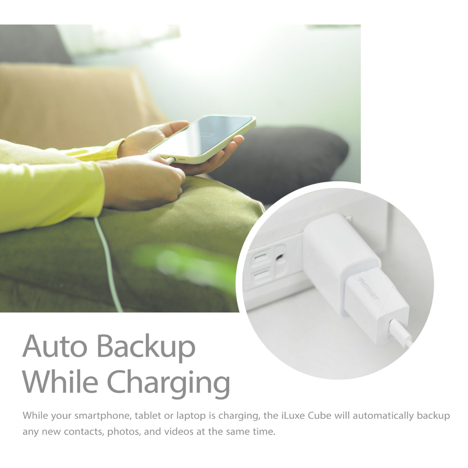 PI128GCUW30C_Patriot-iLuxe-Cube-128GB-Type-C-Smart-Backup-Solution-–-White_wr_05a