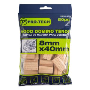 DOMINO TENON 8X40MM 50PC PACK BEECH WOOD