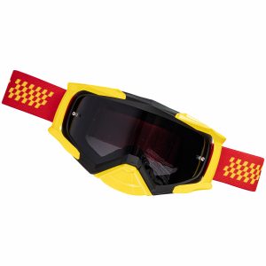 TORK CRAFT MX RACE GOGGLES RED & YELLOW ADULT
