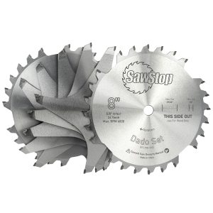PREMIUM DADO SET 203.2 X 15.875 X 24T 4 X 1/4', 1/8',1/16',3/32' CHIP