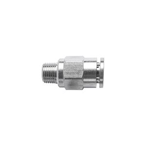 METAL PU FITTING STRAIGHT 8MM X 1/8' M