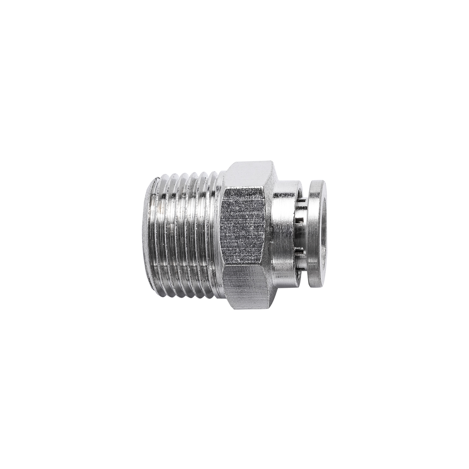 METAL PU FITTING STRAIGHT 8MM X 3/8' M