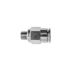 METAL PU FITTING STRAIGHT 10MM X 1/4' M