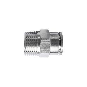 METAL PU FITTING STRAIGHT 10MM X 3/8' M