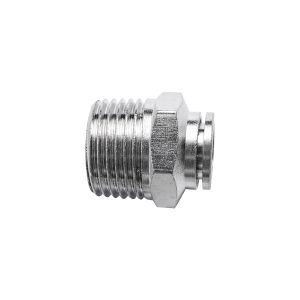 METAL PU FITTING STRAIGHT 10MM X 1/2' M