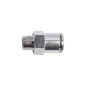 METAL PU FITTING STRAIGHT 12MM X 1/4' M
