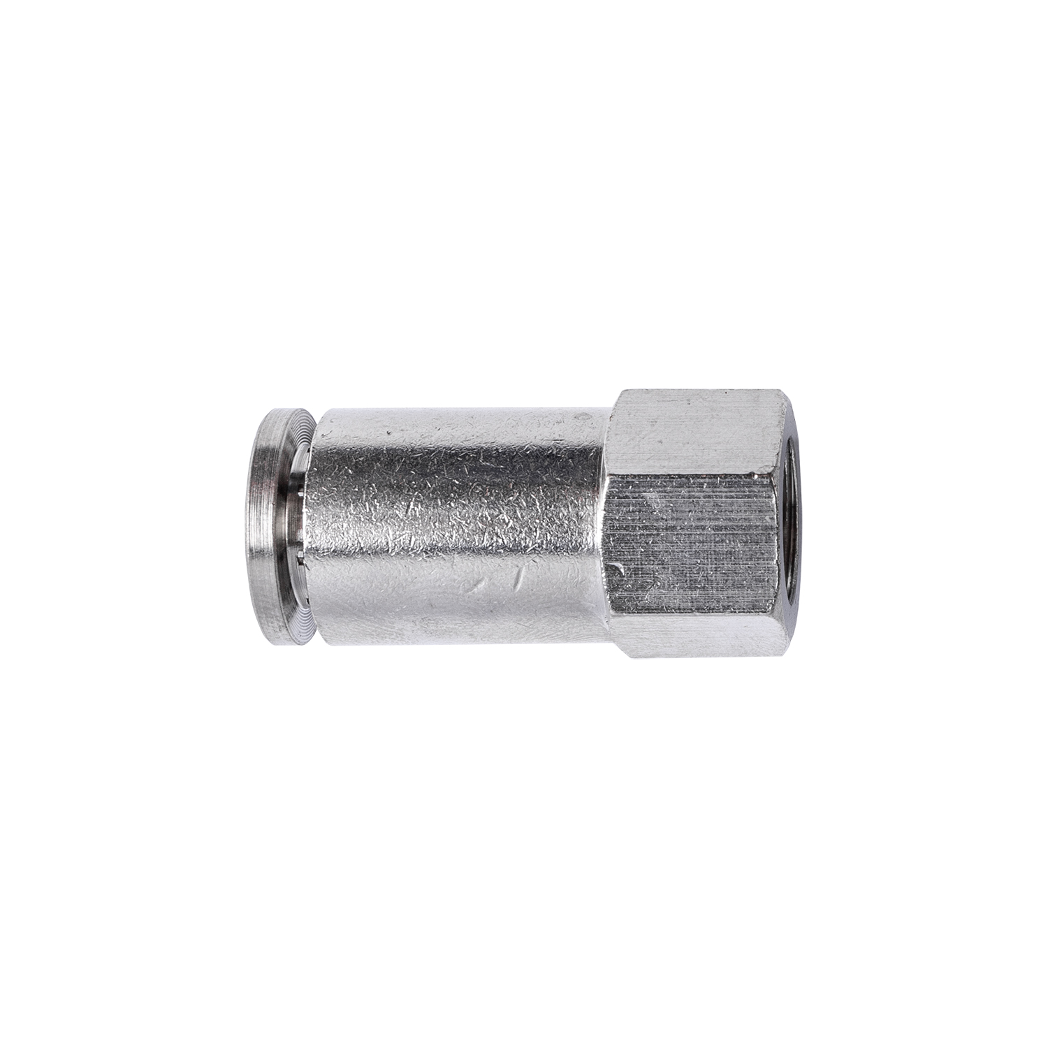 METAL PU FITTING STRAIGHT 8MM 1/8' F