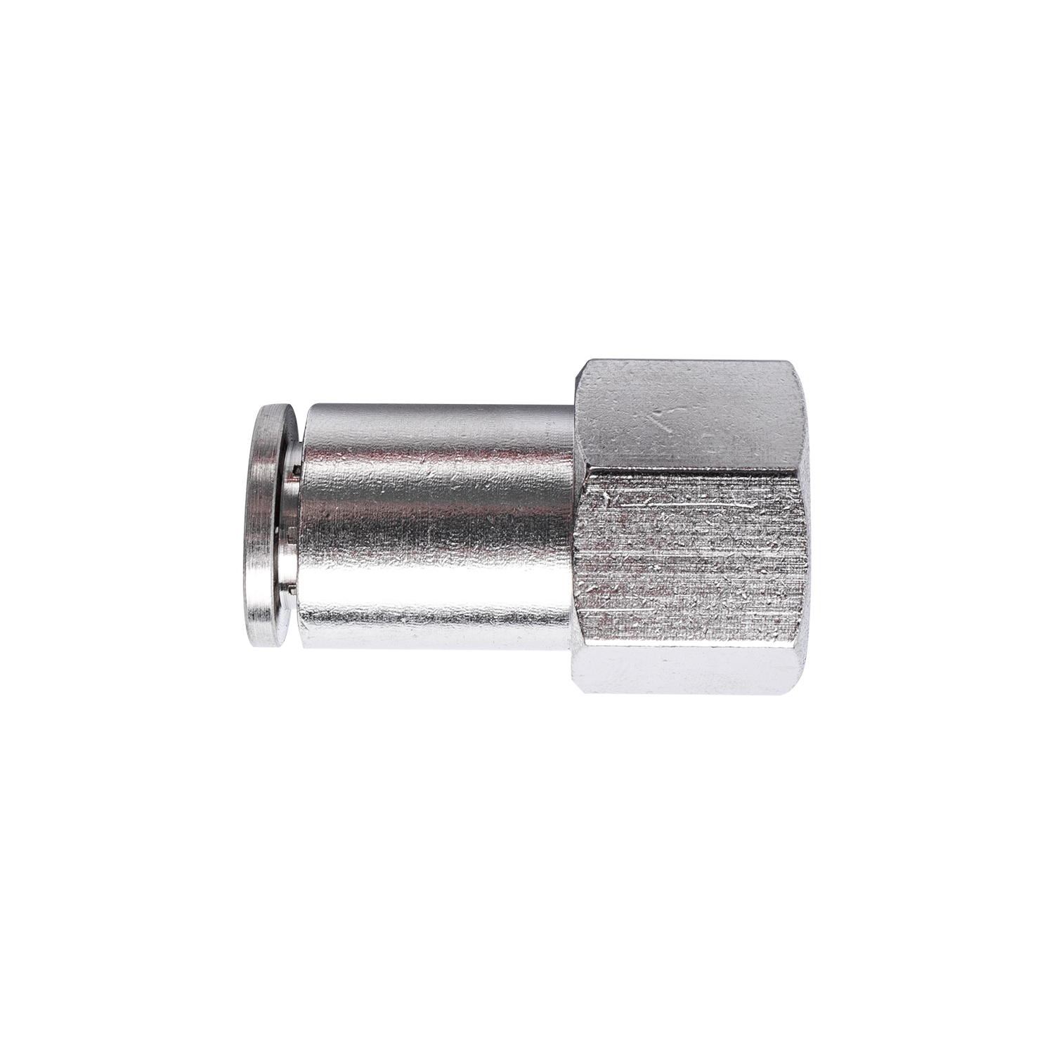 METAL PU FITTING STRAIGHT 8MM 1/4' F