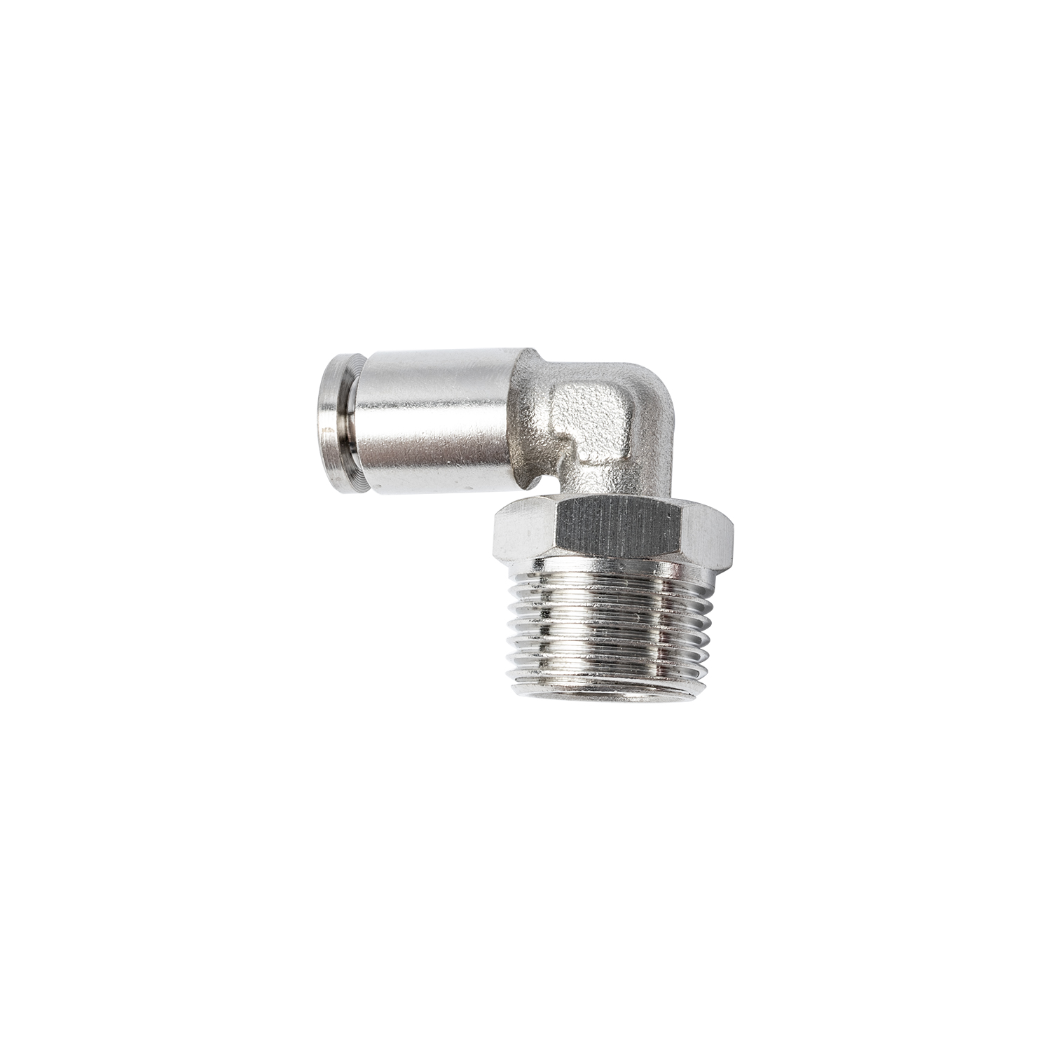 METAL PU FITTING ELBOW 6MM 3/8' M