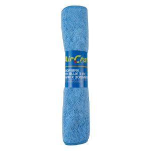 MICROFIBRE CLOTH BLUE 3PC 300MM X 300MM 200GSM