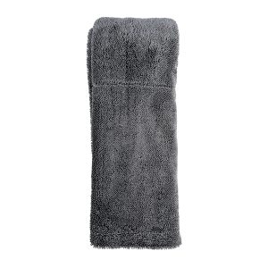 MICROFIBRE CLOTH DRY TOWEL GREY 500MM X 700MM 1100GSM