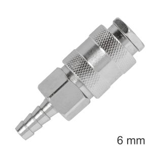 QUICK COUPLER UNIVERSAL 6MM HOSETAIL