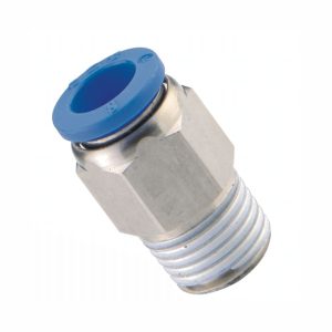 PU HOSE FITTING STRAIGHT STUD 6MM-M5 MALE