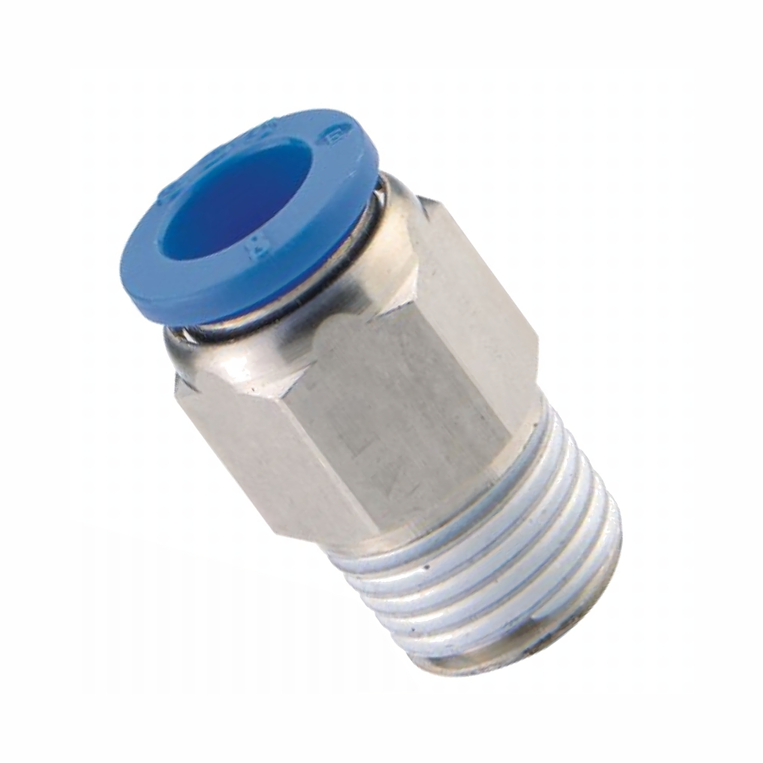 PU HOSE FITTING STRAIGHT STUD 6MM-M6 MALE