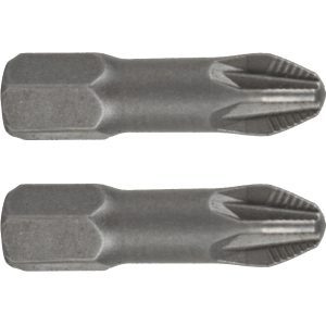 POZI.3 X 25MM INS.BIT 2/CARD