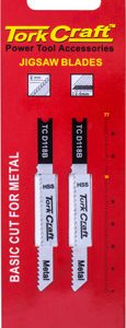 U-SHANK JIGSAW BLADE 12TPI METAL 2MM 2PC