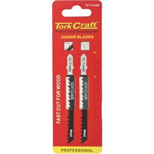 T-SHANK JIGSAW BLADE FAST CUT FOR WOOD 4MM 6TPI 2PC