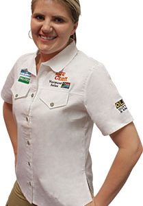 VERMONT LADIES COTTON SHIRT WHITE XL