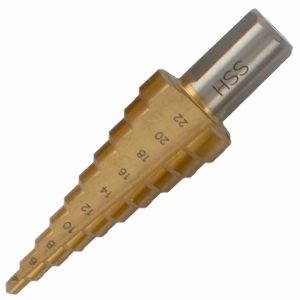STEP DRILL HSS 4-22MMX2MM