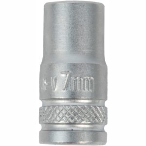 SOCKET 7MM 1/4' DRIVE CRV 12 POINT