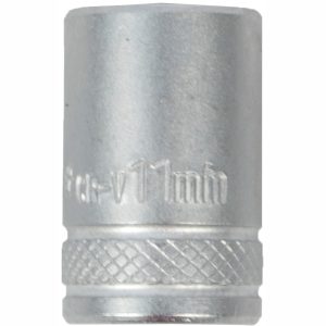 SOCKET 11MM 1/4' DRIVE CRV 12POINT