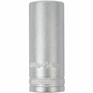 SOCKET 14MM 1/4' DR DEEP SOCKET CRV 12 POINT