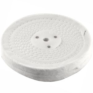 WHITE BUFF/MOP 150MM X 2 SECTION 20MM THICK