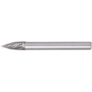 ROTARY BURR TUNGSTEN 6X18X6MM CONICAL CURVE