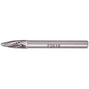 ROTARY BURR TUNGSTEN 6X18X6MM ROUND POINT