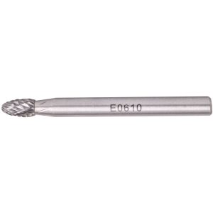 ROTARY BURR TUNGSTEN 6X10X6MM ROUNDED