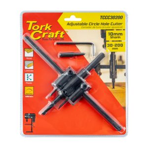 CIRCLE HOLE CUTTER ADJUSTABLE 30-200MM