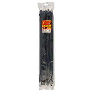 NYLON CABLE TIES 8.8MM X 610MM BLACK 50PC