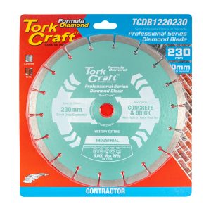 DIAMOND BLADE 230MM SEGMENTED HOT PRESSED