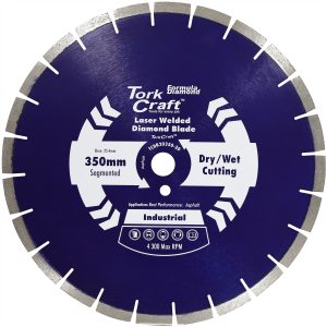 DIAMOND BLADE 350x25.4MM ASPHALT LASER WELDED SEGMENTED TAR