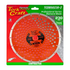 DIAMOND BLADE MULTI PURP.SEGM.230MM HARD & SOFT MAT.