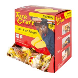 EAR PLUG 200PC BULLET SHAPE SNR33 YELLOW PER BOX