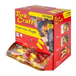 EAR PLUG CORDED 1PR POLY BAG 100 PR PER BOX BULLET SHAPE YELLOW