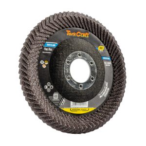 FLAP DISC ROUND EDGE A/O 115MM 80 GRIT FLAT