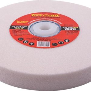 GRINDING WHEEL 150X20X32MM BORE 60GR W/BUSHES FOR B/G WHITE