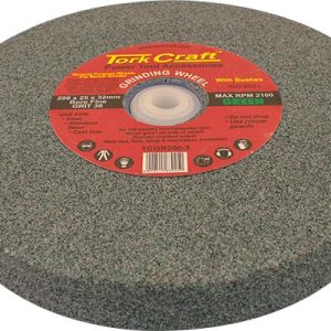 GRINDING WHEEL 200X25X32MM GREEN COARSE 36GR W/BUSHES FOR BENCH GRIN