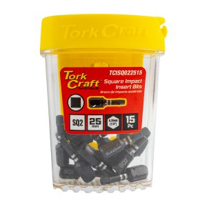 IMPACT SQUARE SQ NO.2 X 25MM 15PC TIC TAC CASE