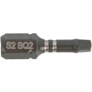 IMPACT SQUARE SQ NO.2 X 25MM INS BIT BULK