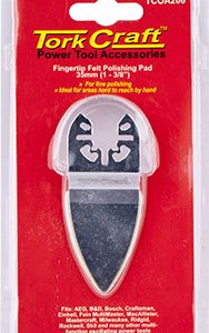 QUICK CHANGE BASE & ARBOR 35MM FINGERTIP FELT POLISHING PAD