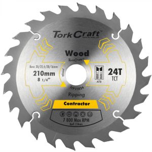 BLADE CONTRACTOR 210 X 24T 30/1/20/16 CIRCULAR SAW TCT