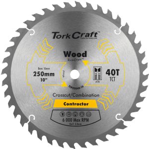 BLADE CONTRACTOR 250 X 40T 16MM CIRCULAR SAW TCT